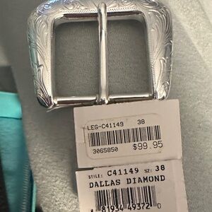 Silver Western Belt Buckle